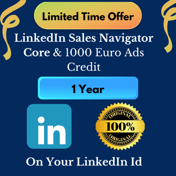 LinkedIn Sales Navigator Core & Ads Credit